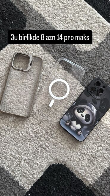 IPhone 14 Pro Max üçün üç fərqli keysdən ibarət bu dəst, cihazınızı