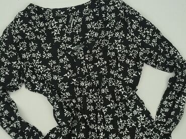 czarne eleganckie bluzki plus size: Moodo, Bluzka damska, rozmiar M