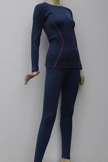 Gornji i donji deo: Ženski termo set – majica i helanke - Dvodelni termo komplet za — 5