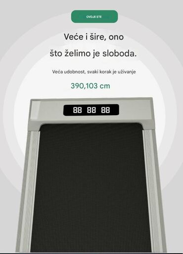 Trake za trčanje: Traka za hodanje/trčanje za kuću i kancelariju – kompaktna i tanka — 10