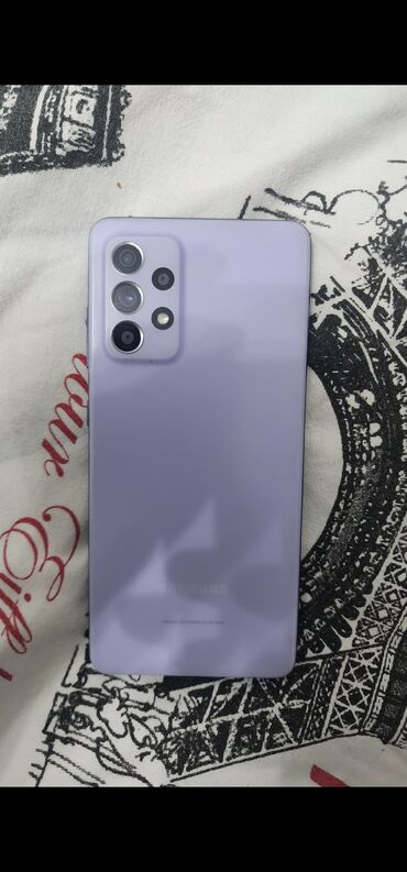 Samsung: Samsung Galaxy A52 5G, Б/у, 128 ГБ, цвет - Фиолетовый