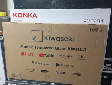 телевизоры 4к бишкек: Телевизор kiwasaki защитный экран 4к голосовое управление android