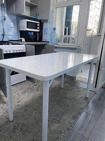 study table: Кухонный комплект: стол и стул - Стол прямоугольный, стационарный — 2