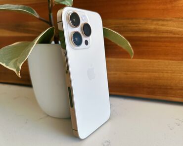 Apple iPhone: IPhone 14 Pro, 256 GB, Gümüşü, Simsiz şarj, Face ID, Sənədlərlə