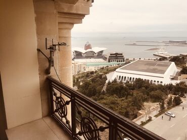 Uzunmüddətli kirayə mənzillər: Bakı mərkəzində, Alov Qüllələrinə və Dənizkənarı parka açıq möhtəşəm — 7