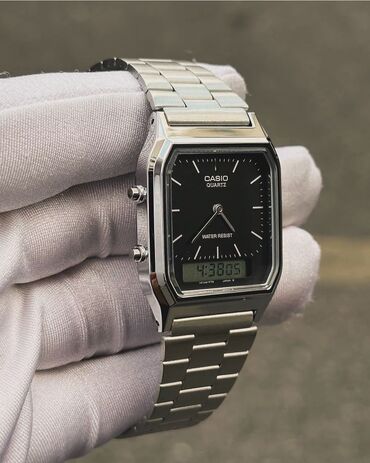 Аксессуары: Классические часы, Casio, Серебро, Унисекс, Новый