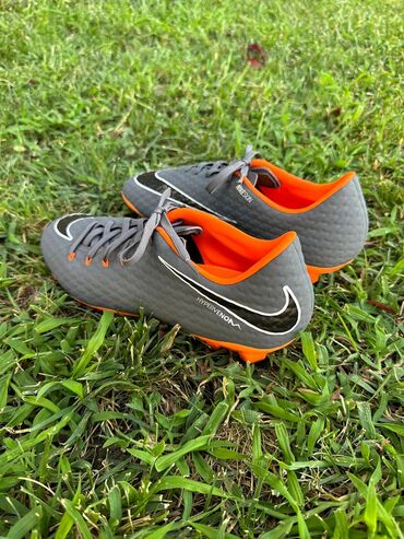 dalğıc geyimi: Nike Hypervenom Phantom 3 Academy FG Soccer Cleats Grey Orange