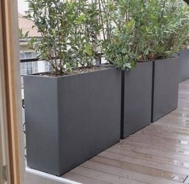 Bitkilər üçün dibçəklər: Xer razmir de özel dibcek istehsal edirik. Qvadrat ve adede gore