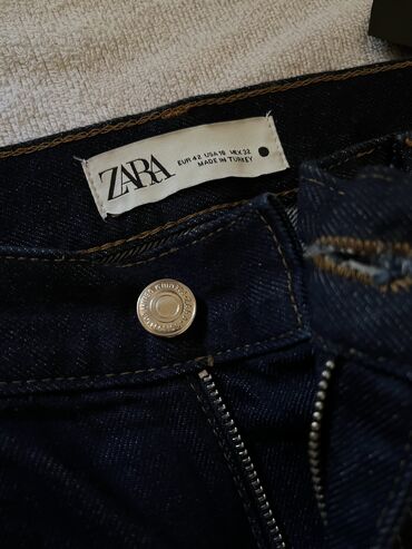 zara kosulje saten: Jeans, High rise, Straight