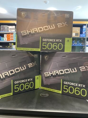 скупка видеокарт: MSI tərəfindən istehsal olunan GeForce RTX 5060 Shadow 2X qrafik kartı