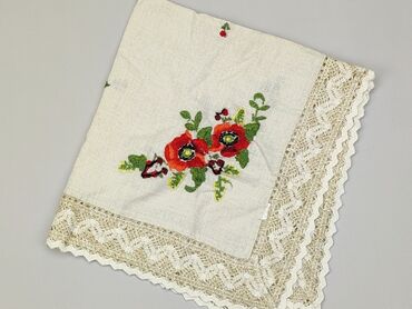 Textile: PL - Tablecloth 75 x 77, color - White, condition - Good