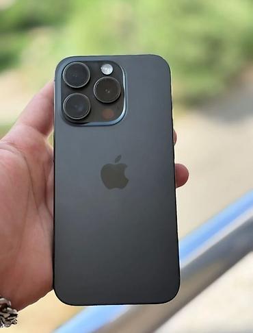 Mobil telefon və aksesuarlar: IPhone 15 Pro, 128 GB, Qara, Face ID — 5