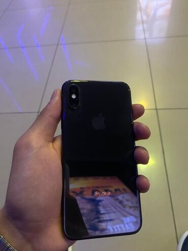 нексия 2 буфер: IPhone Xs, Жаңы, 256 ГБ, Jet Black, Кулакчындар, Заряддоочу түзүлүш, Коргоочу айнек, 80 %
