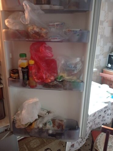 Soyuducular: 2 qapılı Biryusa Soyuducu Satılır, rəng - Gümüşü — 12