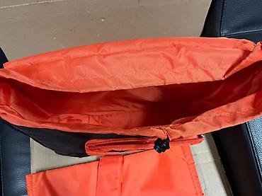 Futrole i torbe za laptopove: Torba za rame (messenger) – crno-narandžasta - Moderan dizajn sa — 4