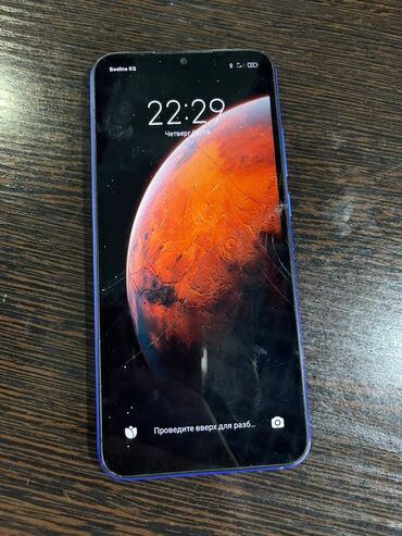 редим 8а: Xiaomi, Redmi 9A, Колдонулган, 32 GB, түсү - Көк, 2 SIM