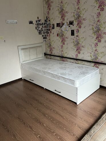 Односпальные кровати: Односпальная кровать, Новый, С матрасом, В рассрочку, длина - 200 см — 2