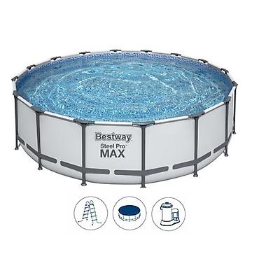 parkside trimeri: Bazen za dvorište Bestway Steel Pro Max 488x122 cm – model 5612Z — 1
