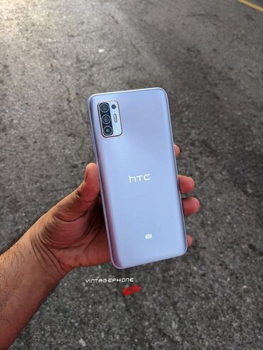 HTC: HTC Desire 21 Pro 5G, Колдонулган, 128 ГБ, түсү - Ак, 2 SIM