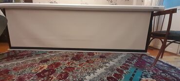 Mətbəx texnikası: Gəncədə 2.50-2.50 olcude projektor perdesi satilir. avtomat idare