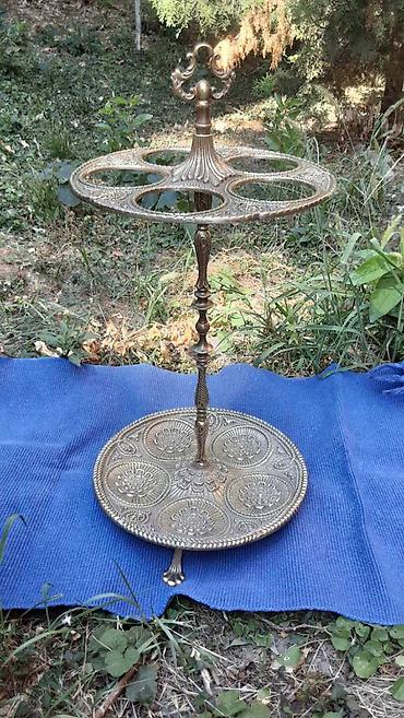 Stilski čiviluci: Stari masivan stilski drzac za kisobrane od mesinga sa prelepim — 14