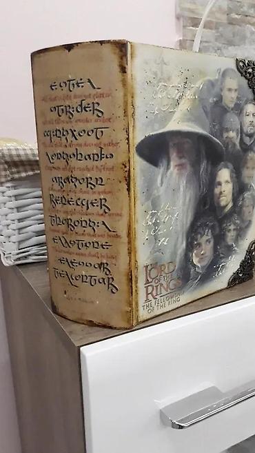 tea pec nova: LORD OF THE RINGS DRVENA KUTIJA-KNJIGA NOVO AKCIJA | Cene nisu — 10