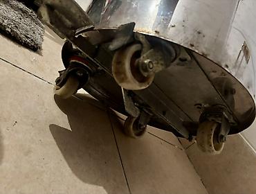 lav qablari: Paslanmayan poladdan iri həcmli pedal qapaqlı tullantı qabı Eni - — 3