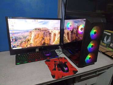 Настольные ПК и рабочие станции: Компьютер, ядер - 4, ОЗУ 16 ГБ, Игровой, Б/у, Intel Core i3, NVIDIA GeForce RTX 3050, SSD — 14
