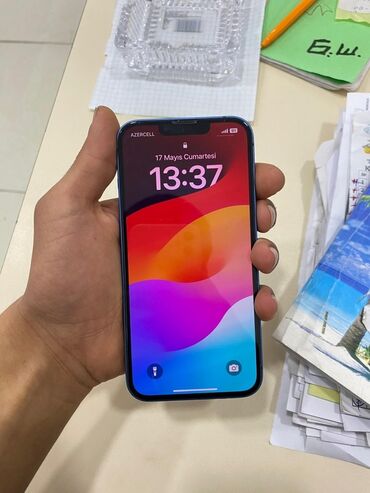 Apple iPhone: IPhone 13, Mavi, Face ID
