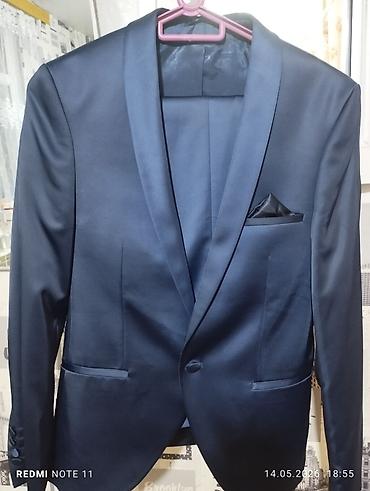 smoking: Kişi smoking dəsti – Ezel brendi - Rəng: tünd göy (navy), parlaq — 1