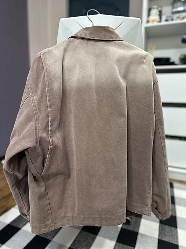 джинсовый плащ: Свободная куртка-блузон на молнии в стиле workwear. Японский деним — 2