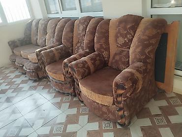 salon divan: 1 divan 2kreslo satılır 60azn divan açılır real alıcı əlaqə saxlasın — 2