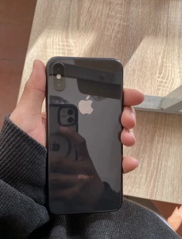 Apple iPhone: IPhone X, Б/у, 64 ГБ, Jet Black, 100 %