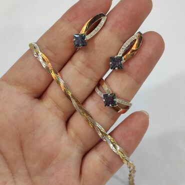 золотые цепочки с кулоном цена: Серебряный комплект с камнями Мистик + браслет Серебро напыление