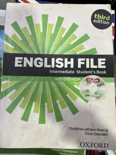 english courses: English File
Intermediate Student’s Book 
With DVD-ROM
Third edition