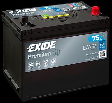 akumlyator 75: Exide, 75 ah, Orijinal, Fransa, Yeni — 1