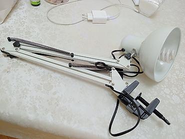 Masaüstü qısqaclı led lampa. - Səthə bərkidilən güclü qısqac: masa