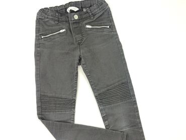 descente kurtki: Spodnie jeansowe, H&M, 8 lat, 128, stan - Idealny