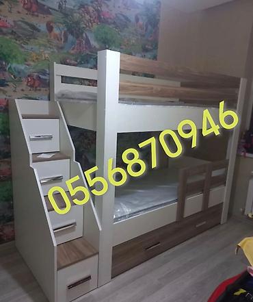taxt tumba: Oğlan və qız üçün, Yeni, Çarpayı, Matras ilə, Siyirməli, Laminat — 3