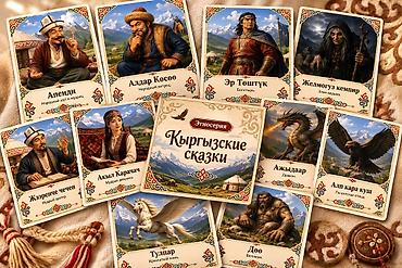 кутя: Обучающий набор карточек «Этносерия — Кыргызская культура» Что — 3