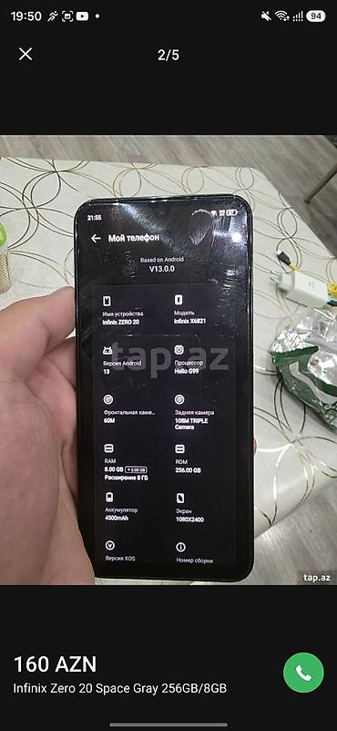 islenmis noutbuklar: Infinix 256 GB, rəng - Boz — 4
