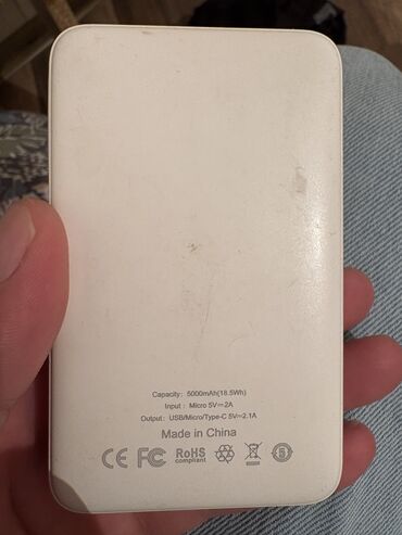 ucuz powerbank: Powerbank 5000 mAh, İşlənmiş