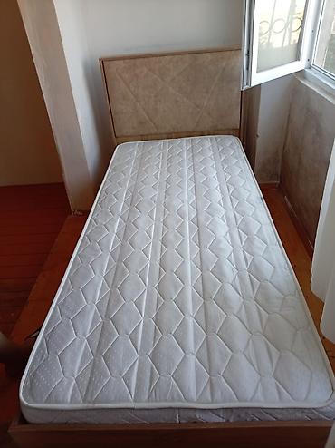 Tek nəfərlik çarpayı və döşək dəsti - Ölçü: təxmini 90×190 sm (tək lalafo.az -da Tek nəfərlik çarpayı və döşək dəsti - Ölçü: təxmini 90×190 sm (tək