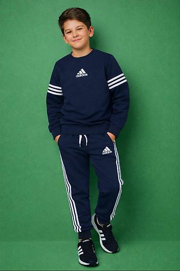 lilly majice: Adidas dečija trenerka za dečake NOVO Novo Pamuk Veličine 4 6 8 10 12 — 3