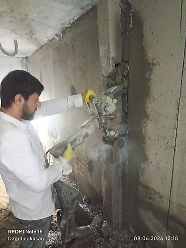 Beton işləri: Beton kəsmə xidməti - Divar, döşəmə və tavanlarda dəqiq və səliqəli — 13
