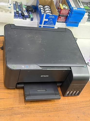принтер цветной 3 в 1: EPSON L3100 Пробег 1700 Цена 10000сом Струйное МФУ Epson с системой — 1