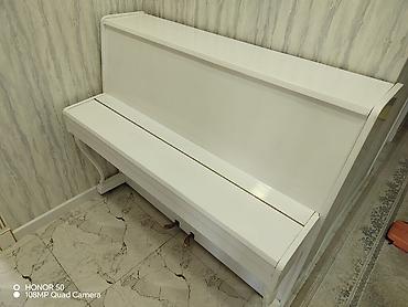 gitara akustik: Akkord upright piano – klassik ağ rəngdə, laklı örtük. - Korpus — 4