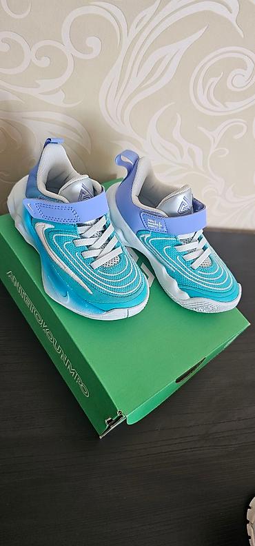 Детская обувь: Цвет - Синий Кроссовки, Nike, Размер: 25, Для мальчиков — 3