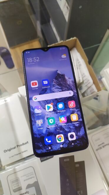 redmi not 6: Redmi, Redmi Note 8 Pro, Колдонулган, 64 ГБ, түсү - Көк, 2 SIM