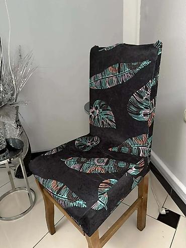 Prekrivači za nameštaj: Rastegljive navlake za stolice 6 kom - Univerzalne elastične presvlake — 10